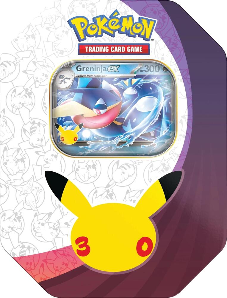 30th Celebration ex Tin [Greninja ex] (International Version) - ME: 30th Celebration (30C)